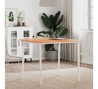 AUVYI Tablero de Mesa Cuadrado de Madera Maciza 80x80x1,5 cm Marrón Gaming Desk Mesas de Centro Estanterías Superficie de Armario Muebles de Comedor Escritorio Esquinero Pequeño