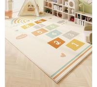 AUWUUA Alfombra de Juegos Infantil de 70 x 140 cm, Lavable, con diseño de rayuela, Suave, Antideslizante y Lavable, para Habitaciones Infantiles, aulas, Habitaciones de bebés y decoración del hogar.