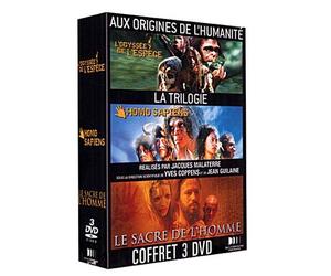 Aux origines de l'humanité, la trilogie - Coffret - L'odyssée de l'espèce + Homo Sapiens + Le sacre de l'homme [Francia] [DVD]