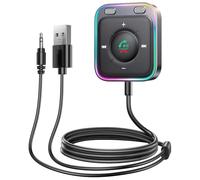 Aux - Receptor Plug and Play, adaptador auxiliar con cable, para viajes por carretera, coche, vehículo personal, camión, de sonido diario