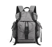 AUXDIQ 16L Mochila de Senderismo Ligera Mochila Trekking Mujer Hombre Mochilas para Viajes Excursiones Acampadas Montaña Gris