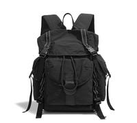 AUXDIQ 16L Mochila de Senderismo Ligera Mochila Trekking Mujer Hombre Mochilas para Viajes Excursiones Acampadas Montaña Negro