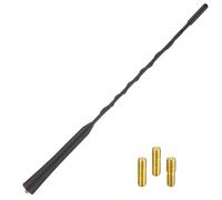 AUXHCYL Antena Coche Universal 28cm,Antena Radio Coche Amplificada,Ofrece una Potente Recepción FM/Am/Dab