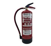 AUXI-FOC | Extintor Incendios 6 Kg polvo ABC para Casa y Oficina | Incluye Soporte de Pared y Manguera Flexible | Alta Capacidad, Potente y Duradero | Ideal para Fuegos Clase A B C.
