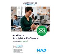 AUXILIAR ADMINISTRACION GENERAL TEMARIO 1 AYUNTAMIENTO MARB
