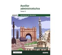 Temario 3 – Auxiliar Administrativo/IVA (Temarios 1, 2 y 3 Ayuntamiento de Barcelona) – Adams