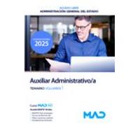 Auxiliar Administrativo/a (acceso Libre) De La Administración General Del Estado. Temario Volumen 1