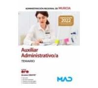 Auxiliar Administrativo/a De La Administración Regional De Murcia. Temario