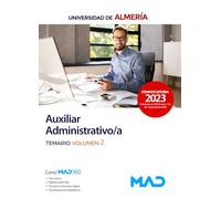 Auxiliar Administrativo/a de la Universidad de Almería. Temario volumen 2