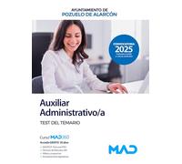 Auxiliar Administrativo/a del Ayuntamiento de Pozuelo de Alarcón. Test del temario