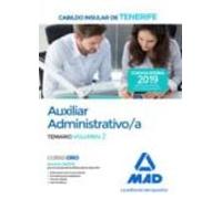 Auxiliar Administrativo/a Del Cabildo Insular De Tenerife. Temari O Vo