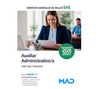 Auxiliar Administrativo/a del Servicio Andaluz de Salud. Test del temario
