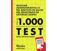 Auxiliar Administrativo/a del Servicio de Salud del Principado de Asturias (SESPA) (OPOSICIONES)