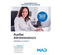 AUXILIAR ADMINISTRATIVO/A TEMARIO 1 AYUNTAMIENTO POZUELO ALA