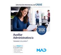 AUXILIAR ADMINISTRATIVO/A TEMARIO 1 DIPUTACION PROVINCIAL CA