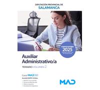 AUXILIAR ADMINISTRATIVO/A TEMARIO 2 DIPUTACION SALAMANCA