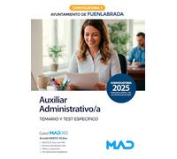 AUXILIAR ADMINISTRATIVO/A TEMARIO Y TEST ESPECIFICO 3 FUENLABRADA