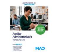 Auxiliar administrativo/a. Test del temario. Ayuntamiento de Santander