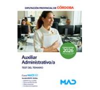 Auxiliar administrativo/a. Test del temario. Diputación Provincial de Córdoba