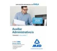 Auxiliar Administrativo De La Diputación Provincial De Ávila. Temario Volumen 1