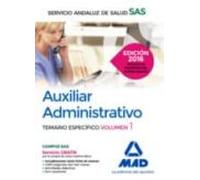 Auxiliar Administrativo Del Servicio Andaluz De Salud. Temario Específico Volumen 1