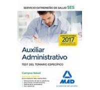 Auxiliar Administrativo Del Servicio Extremeño De Salud (ses): Test De