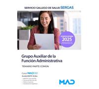 AUXILIAR ADMINISTRATIVO SERGAS TEMARIO COMUN
