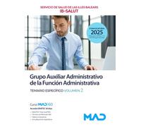 AUXILIAR ADMINISTRATIVO TEMARIO ESPECIFICO 2 IB-SALUT 2025