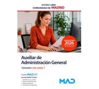 AUXILIAR DE ADMINISTRACION GENERAL (ACCESO LIBRE) COMUNIDAD DE MADRID. TEMARIO V