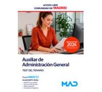 auxiliar de administración general (acceso libre). test. comunidad aut