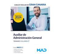 AUXILIAR DE ADMINISTRACION GENERAL CABILDO DE GRAN CANARIA 2024