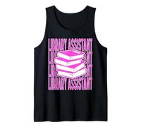 Auxiliar de Biblioteca Amante de los Libros Camiseta sin Mangas