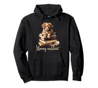 Auxiliar de biblioteca amante de los libros Sudadera con Capucha