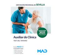 Auxiliar de Clínica de la Diputación Provincial de Sevilla. Test del temario