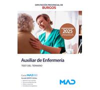 Auxiliar de Enfermería de la Diputación Provincial de Burgos. Test del temario