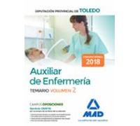 Auxiliar De Enfermeria De La Diputacion Provincial De Toledo (vol. 2)