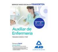 Auxiliar De Enfermería De Osakidetza-Servicio Vasco De Salud. Temario Común Y Test