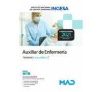 Auxiliar de Enfermería del Instituto Nacional de Gestión Sanitaria (INGESA). Temario volumen 2