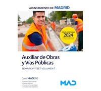 AUXILIAR DE OBRAS Y VIAS PUBLICAS TEMARIO VOL 1 Y TEST