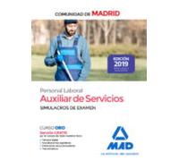 Auxiliar de Servicios. Personal Laboral de la Comunidad de Madrid Simulacros de examen