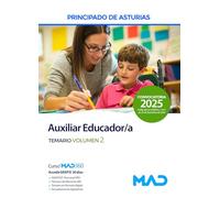 AUXILIAR EDUCADOR PRINCIPADO DE ASTURIAS. TEMARIO (2025)