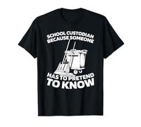 Auxiliar Encargado - Bedel Conserje Escolar Camiseta