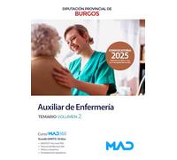 AUXILIAR ENFERMERIA TEMARIO 2 DIPUTACION PROVINCIAL BURGOS