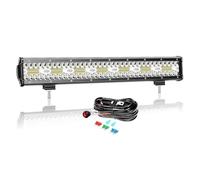 Auxiliares 50 cm 420 W Barra LED 4x4 con cableado, foco e inundación Rampa LED 12 V 24 V impermeable Bar LED luces faro de trabajo LED proyector para SUV coche, camión tractor Quad vehículo barco