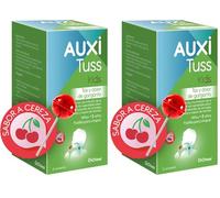 AUXITUSS Kids - Alivia la Tos y Molestias de Garganta - Producto Sanitario Elaborado con Grindelia, Malvavisco y Liquen de Islandia - Cómodo Formato de Piruleta - Sabor a Cereza, Formato de 6 Unidades