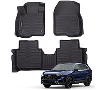 Auxko Alfombrillas para todo tipo de clima para Honda CR-V 2023, 2024, 2025, 2026 (incluye híbrido), accesorios de goma TPE para Honda CRV 2023 2024 2025 2026, alfombrillas antideslizantes sin olor