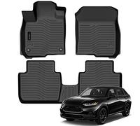 Auxko Alfombrillas para todo tipo de clima para Honda HR-V, incluye forros de goma TPE híbridos 2023 2024 2025 2026, protectores de todas las estaciones, alfombrillas antideslizantes sin olor para 1ª
