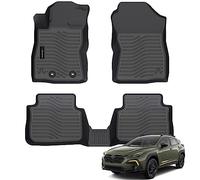 Auxko Alfombrillas para todo tipo de clima para Subaru Crosstrek 2024, 2025, 2026 y Subaru Impreza 2024-2026, accesorios de goma TPE para todas las estaciones para la primera y segunda fila