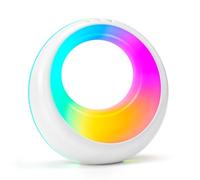 Auxmir Lámpara de Mesita de Noche LED Recargable 2000mAh, Luz Nocturna Inalámbrica con Control Táctil y Remoto, 7 Colores, 9 Modos de Luz, Brillo Regulable, Temporizador y Carga USB