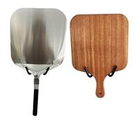 AUXPhome Estante de metal resistente a la corrosión montado en la pared, color negro, paquete de 2